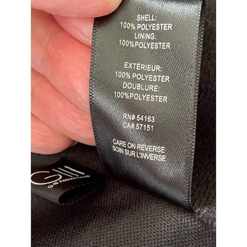 Kenneth Cole Hooded Anorak Jacket Black Size S Casual Mid-Length - Picture 6 of 16
